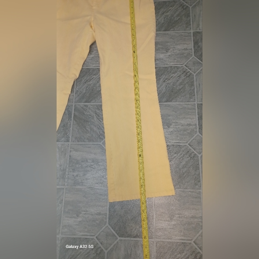 PATCHINGTON SIZE 10 Yellow Embroidered Flare Pants - Picture 8 of 12